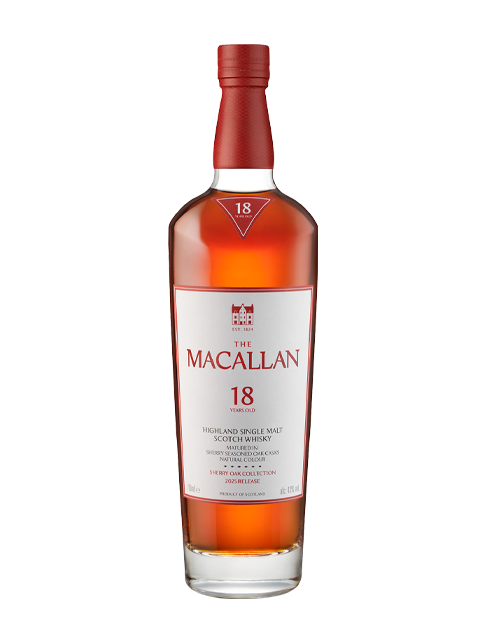 MACALLAN 18YO SHERRY OAK 43% 6X0.7L 25EU